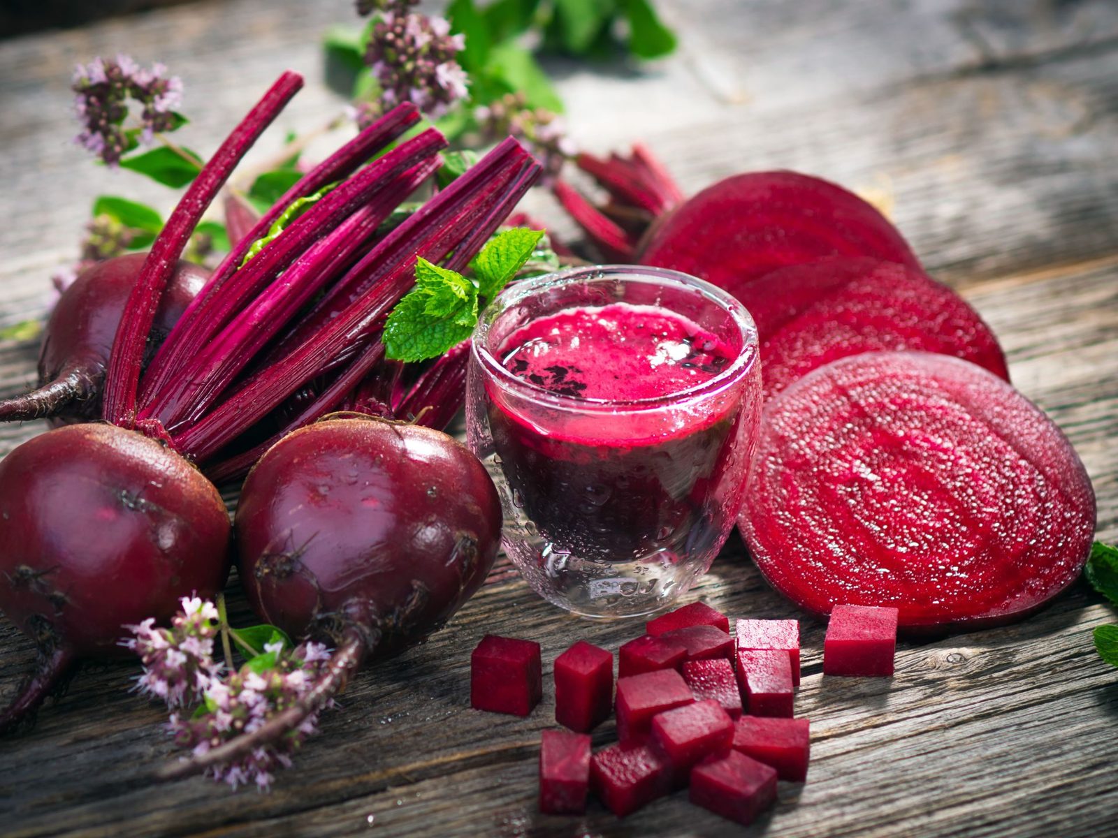 Betteraves et jus de betterave
